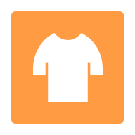 icon service apparel orange